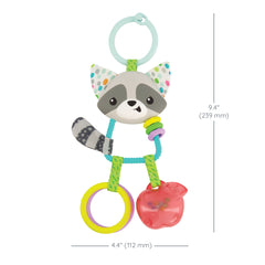 Jingle Charms Rattle Raccoon