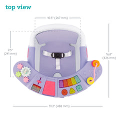 Music & Lights 3-in-1 Discovery Seat & Booster-Lavender