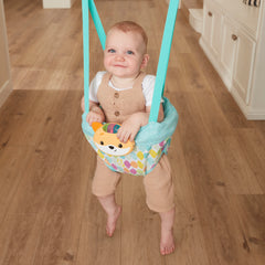 2-in-1 Music & Lights Doorway Jumper - Fox