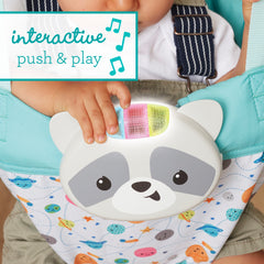 2-in-1 Music & Lights Doorway Jumper - Raccoon