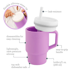 My 1st Tumbler™ Silicone 9oz - Lilac