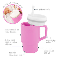 My 1st Tumbler™ Silicone 9oz - Cotton Candy