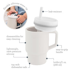 My 1st Tumbler™ Silicone 9oz - Cream