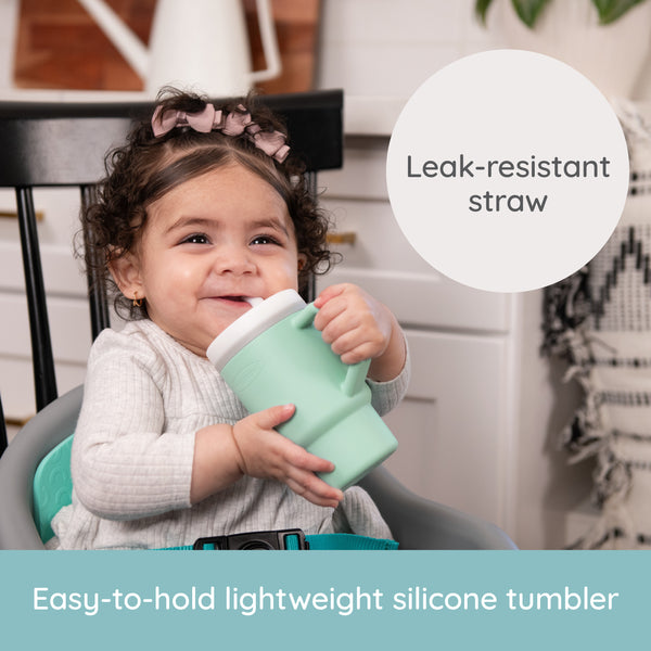 My 1st Tumbler™ Silicone 9oz - Cool Mint – Infantino