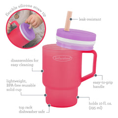 My 1st Tumbler™ 10oz - Hibiscus