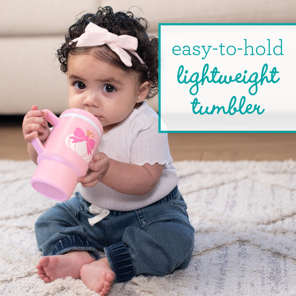 My 1st Tumbler™ 10oz - Pink Pumpkin – Infantino