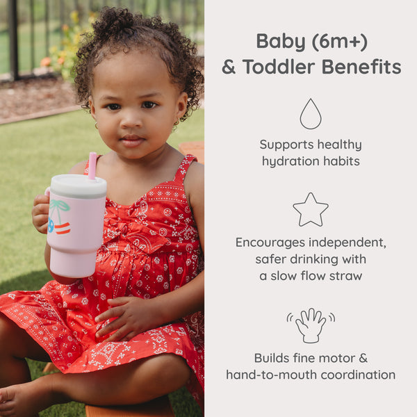 My 1st Tumbler™ Silicone 9oz – Cherry – Infantino