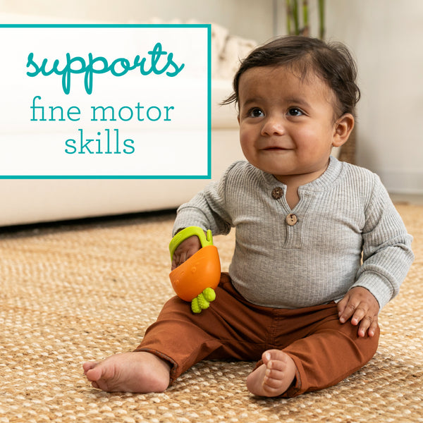 Handy Dandy Teething Mitt Carrot – Infantino