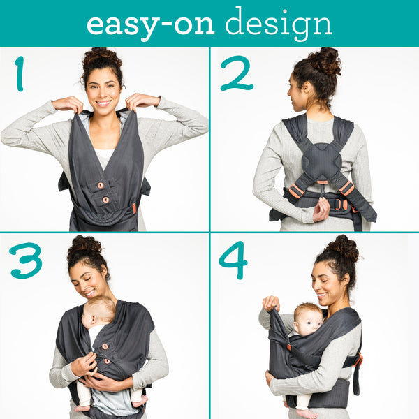 Hug Cuddle Adjustable Hybrid Wrap Carrier Infantino