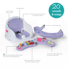 Music & Lights 3-in-1 Discovery Seat & Booster-Lavender