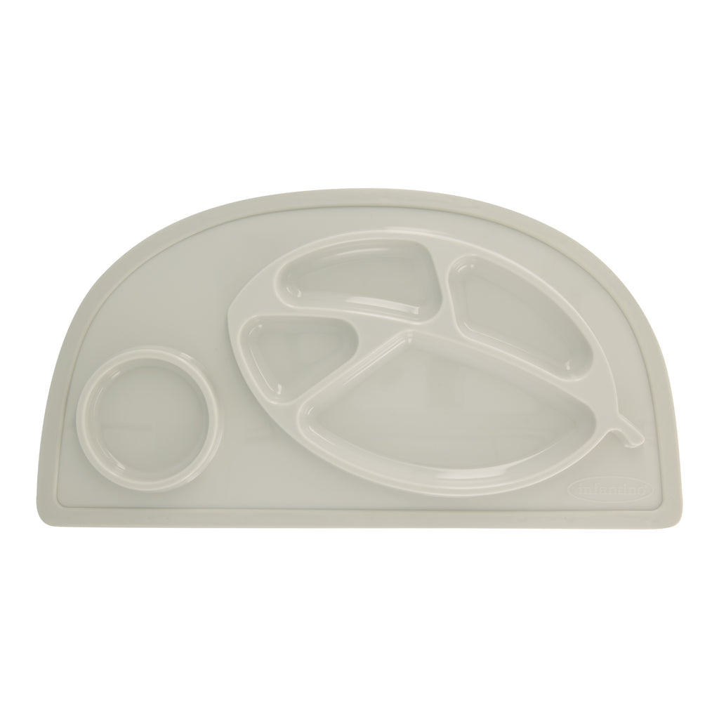 All-in-One Lil' Foodie Tray - Grey