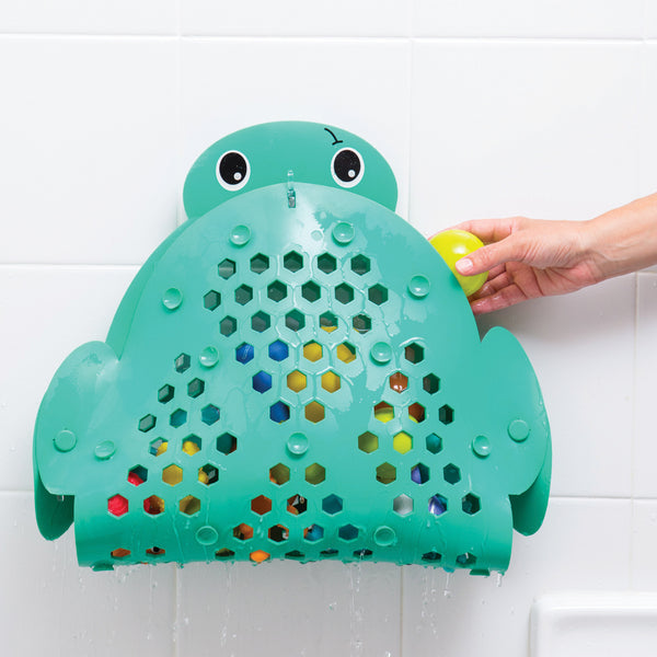 summer infant bath mat 2-In-1 Bath Mat & Storage Basket™ Turtle – Infantino