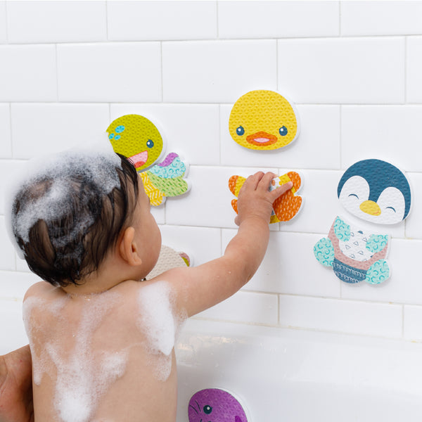 NON SLIP BATH MAT STICKERS FOR KIDS CHILDREN BABY - MAKE BATH TIME MORE FUN