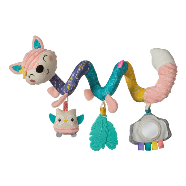 Spiral Car Seat Activity Toy Pink Fox Infantino Spiral Car Seat Activity Toy Pink Fox Infantino