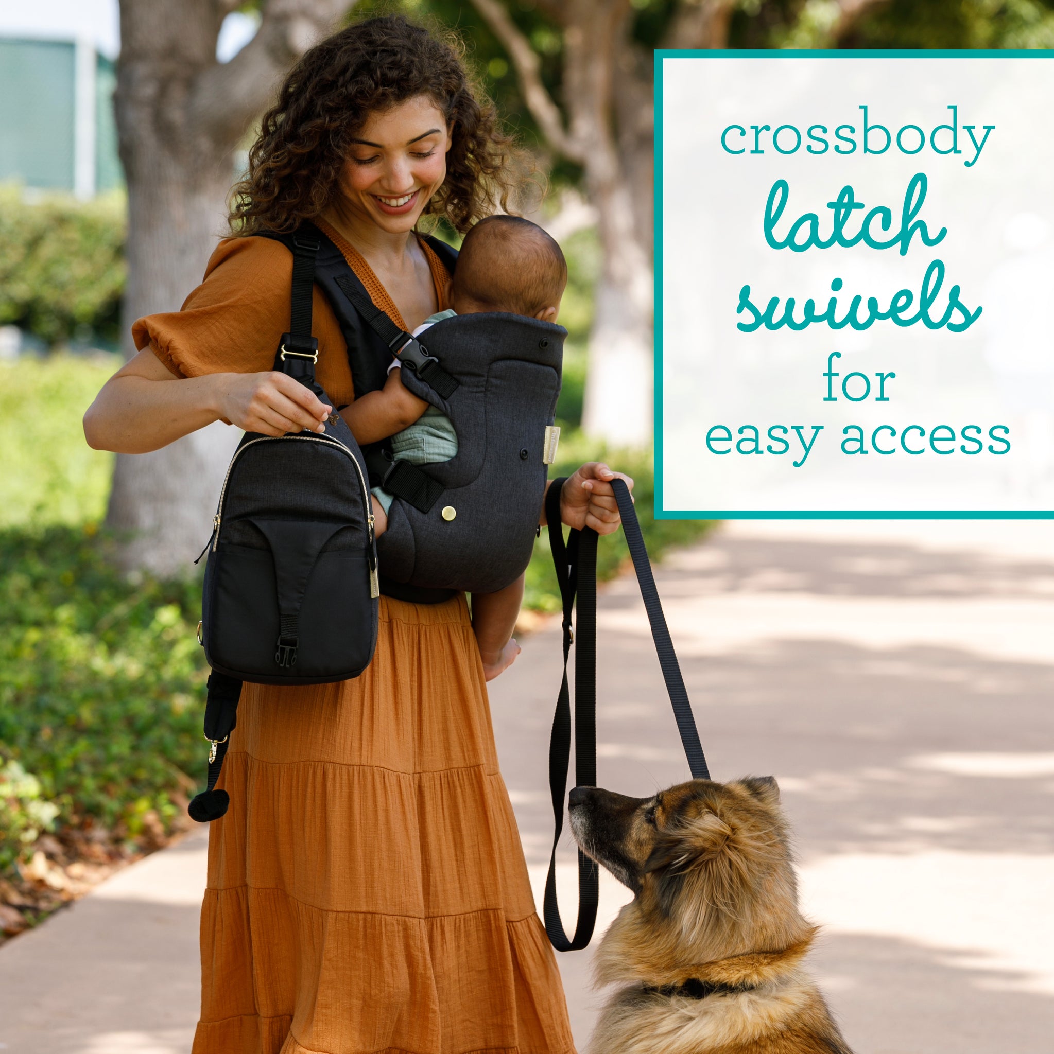 Flip 4in1 Convertible Carrier & Crossbody Diaper Bag Set Infantino