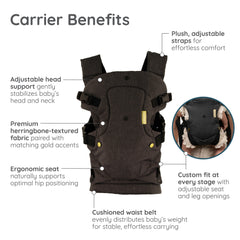 Flip Luxe 4-in-1 Convertible Carrier – Onyx