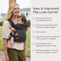 Flip Luxe 4-in-1 Convertible Carrier – Onyx