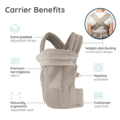 Honey Blossom Airy Baby Carrier – Moon Beam
