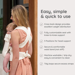 Honey Blossom Baby Carrier – Vanilla Bloom