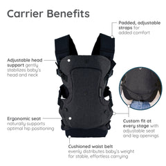 Flip 4-in-1 Convertible Carrier - Carbon