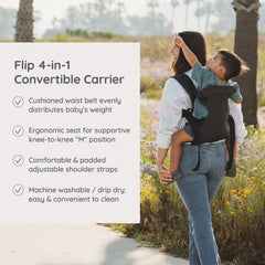 Flip 4-in-1 Convertible Carrier - Carbon