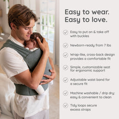 First Bloom Newborn Carrier - Sweet Dove
