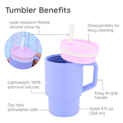 My 1st Tumbler™ Silicone 9oz - Sugar Plum