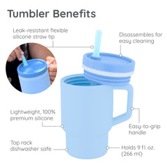 My 1st Tumbler™ Silicone 9oz - Cloud Blue