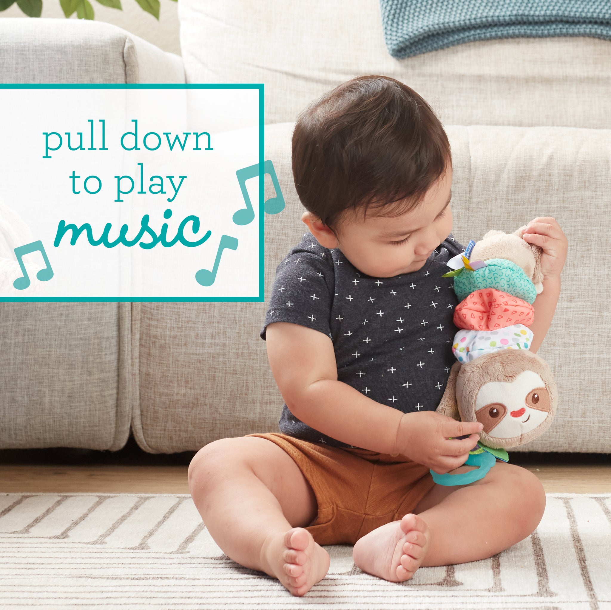 Music & Motion Pulldown Sloth™ – Infantino