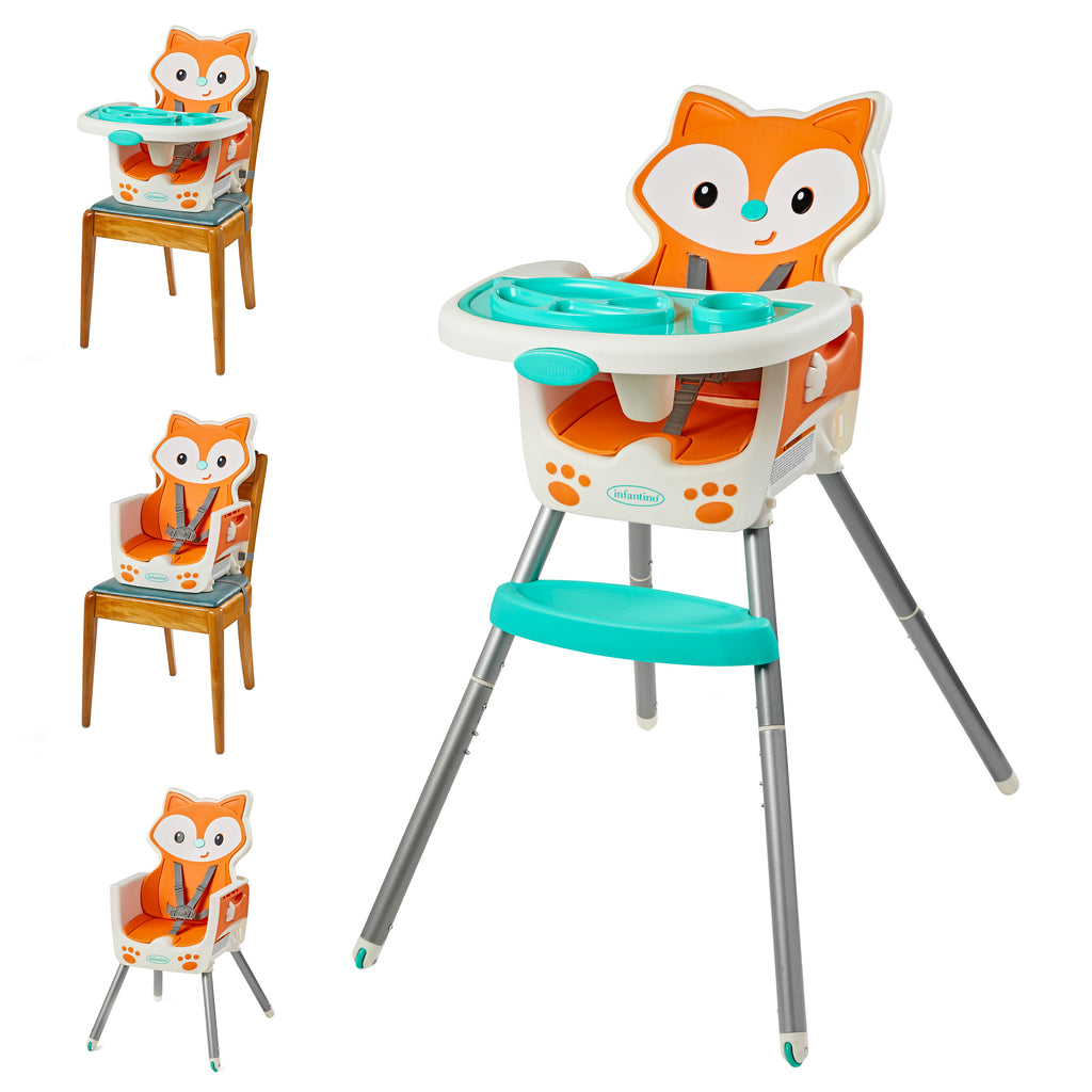 Grow-With-Me 4-in-1 Convertible High Chair - Fox