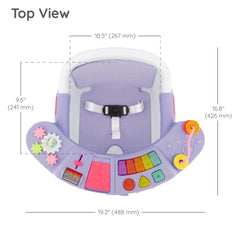 Music & Lights 3-in-1 Discovery Seat & Booster-Lavender