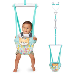 2-in-1 Music & Lights Doorway Jumper - Fox