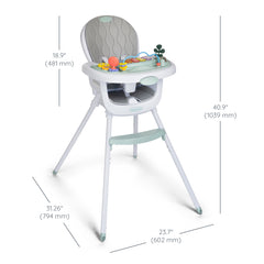 Music & Lights 8-in-1 Convertible High Chair