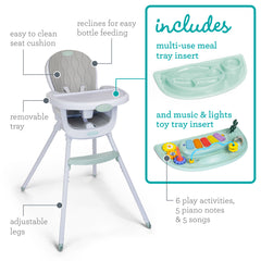 Music & Lights 8-in-1 Convertible High Chair