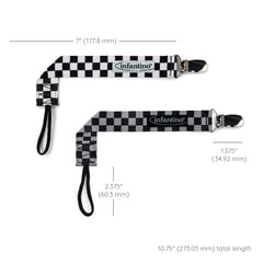 2-Pack Pacifier Clips - Skater