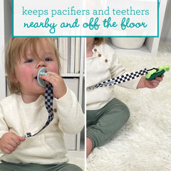 2-Pack Pacifier Clips - Skater