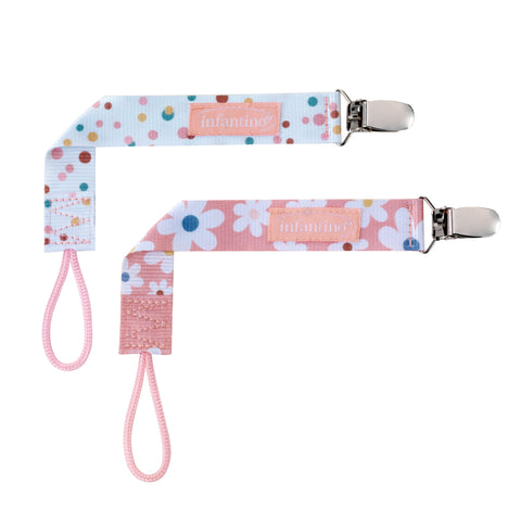PaciGrip 2-Pack – Bubbly Pink Daisy
