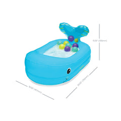 Whale Bubble Bath Inflatable Bath Tub™ Blue