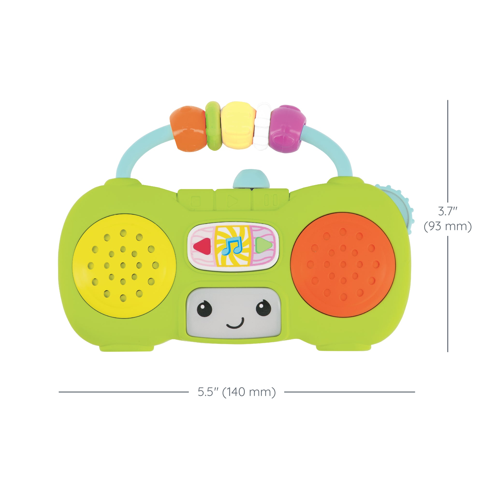 Music & Light Pretend Mini Boombox Infantino