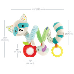 Spiral Activity Toy Raccoon