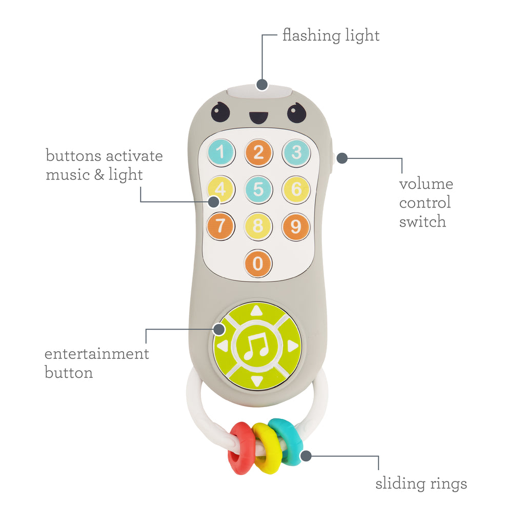 Music & Light Pretend Remote Control – Infantino