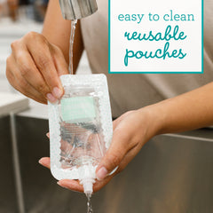 25-Pack Reusable Squeeze Pouches