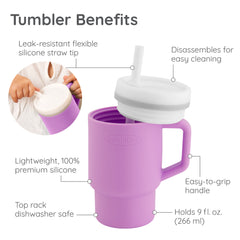 My 1st Tumbler™ Silicone 9oz - Lilac