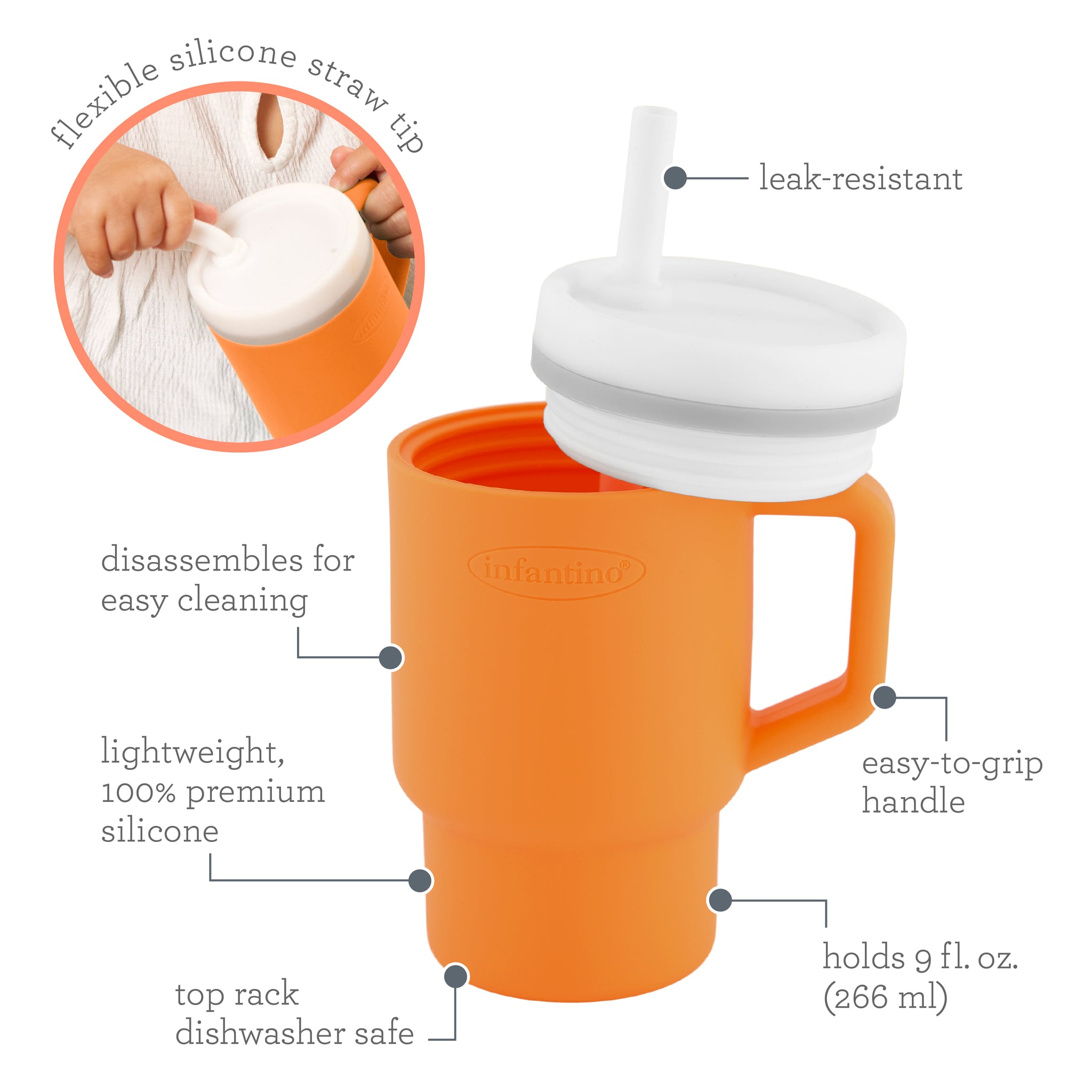 Infantino My 1st Tumbler Tuimelbeker, Zand
