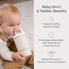 My 1st Tumbler™ Silicone 9oz - Cream