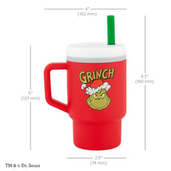 My 1st Tumbler™ Silicone 9oz - Grinch Red