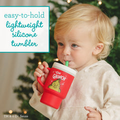 My 1st Tumbler™ Silicone 9oz - Grinch Red