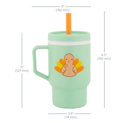 My 1st Tumbler™ 10oz - Sage Turkey