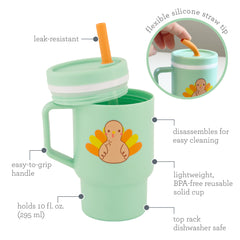 My 1st Tumbler™ 10oz - Sage Turkey