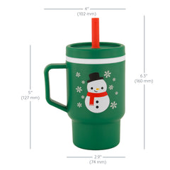 My 1st Tumbler™ 10oz - Green Snowman